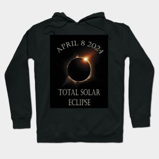 The diamond ring style Solar Eclipse 2024 Hoodie